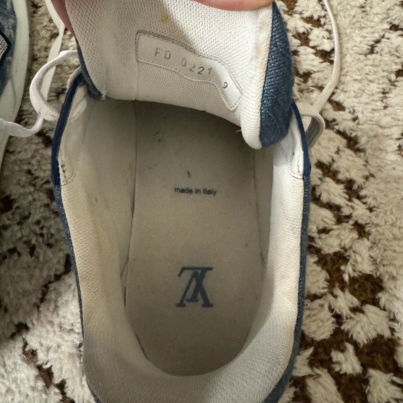 Men’s Louis Vuitton trainers low denim sneaker - Picture 8 of 11